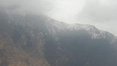 Photo of बदरीनाथ समेत ऊंचाई वाले इलाकों में बर्फबारी, हेमकुंड साहिब में जमी 10 फीट बर्फ