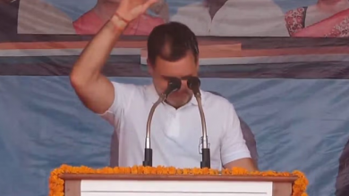 Photo of राहुल बोले, ‘गर्मी है काफी’, और उड़ेल लिया भरे हुए पानी का बोतल सिर पर